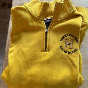 Tommy Hilfiger Mustard Yellow Zip-Up